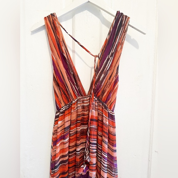 MISA Dominika Stripe Maxi Dress - Picture 5 of 7